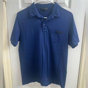 Prada Deep Blue Polo Shirt